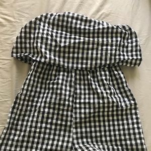 Gingham Romper